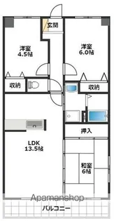 ルナパーク【1階】の間取り