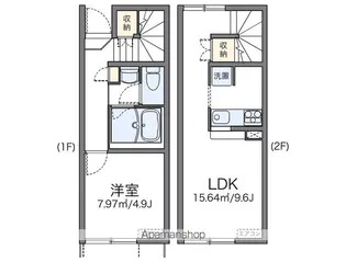 レオネクストグレイス【1階】の間取り