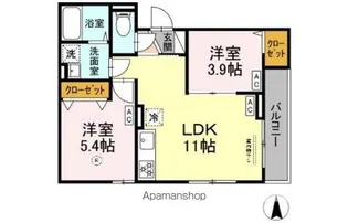 グラナーデ東尾久II【2階】の間取り