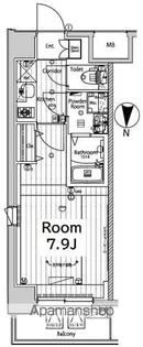 メイクス新栄【601号室号室】の間取り