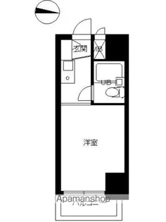 スカイコート下高井戸【910号室号室】の間取り