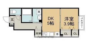 エクシリア東仙台Ⅰ【1階】の間取り