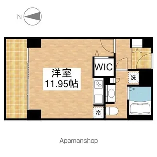 ミュプレ矢場町【13階】の間取り