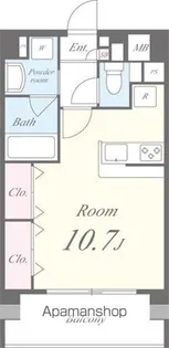ガーデニア フラッツ【5階】の間取り