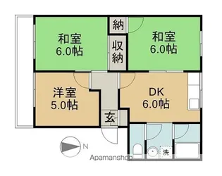 フレグランス真鍋【2階】の間取り