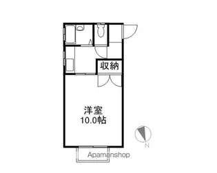 トレフル【104号室】の間取り
