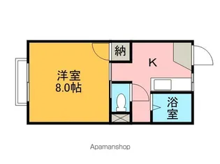 フォーブルタケウチ【203号室】の間取り