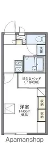 レオパレス木屋【102号室】の間取り