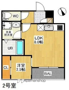 PENSIONJULY桜尾(仮REGALESTPENSION桜尾【302号室号室】の間取り