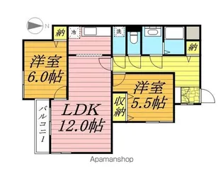 浜島レジデンス【2階】の間取り