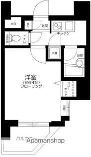 パレステュディオ芝浦【2階】の間取り