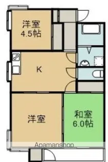 コーポ栄寿第一ビル【3階】の間取り