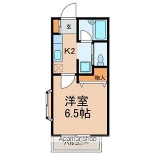 メゾン・ユーヴェル【201号室号室】の間取り