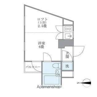 東京都中野区上高田2丁目【マンション】の間取り