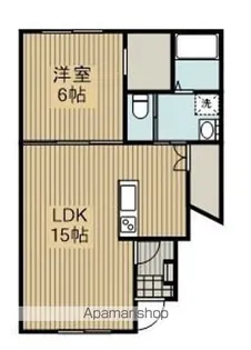 ATEENA OASA A・B【B101号室】の間取り