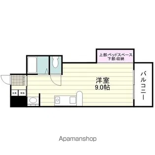 第2津曲コーポ【6階】の間取り
