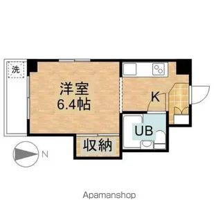 フラワーハウス【201号室】の間取り