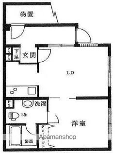 レガリア東中野レジデンスWEST【1階】の間取り