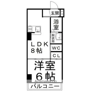 ラペズマンN4【704号室】の間取り