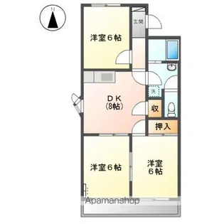 グレイスヴィラ【2階】の間取り
