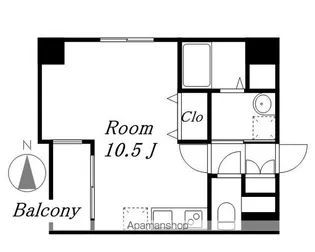 GRANDUKE東別院crea【201号室】の間取り