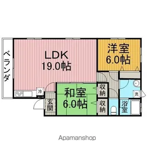 ロイヤルヴィクトリアⅢ番館【301号室】の間取り