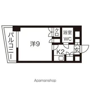 エスパシオ支倉【4階】の間取り