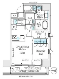 ベルファース錦糸町SOUTH【3階】の間取り