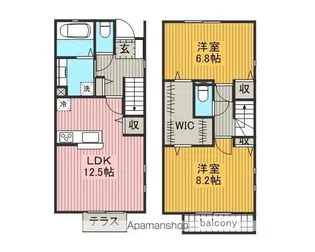 イーストサイド【1階】の間取り