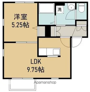コーポ友里【2階】の間取り