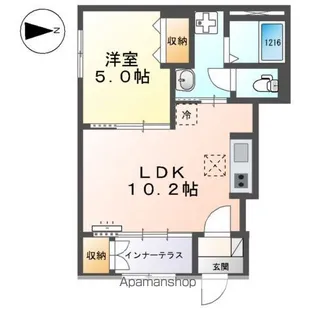 サンライズ【1階】の間取り