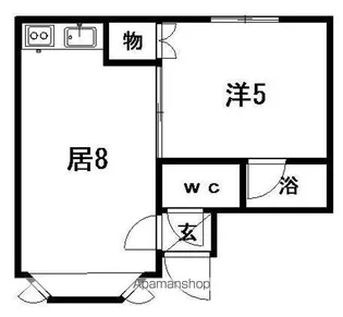 ルミエールジュノンB【203号室】の間取り