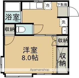 ハウスリンデンバウム【101号室】の間取り
