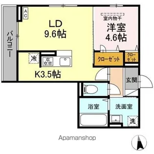SENSIA小田原5丁目【3階】の間取り
