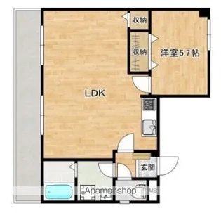 ライフ・モア高取【8階】の間取り