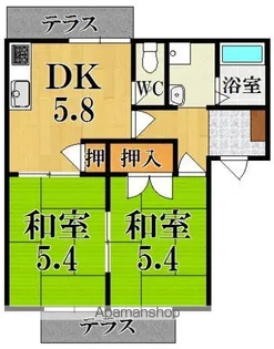 フレグランスミヤコ【1階】の間取り