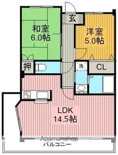 グランメール香久山【4階】の間取り