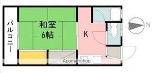 アエル高岡【203号室】の間取り