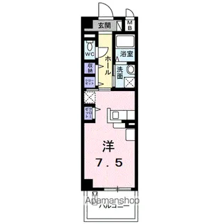 サンリットW Ⅰ【1階】の間取り
