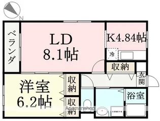 フィロソフィ【201号室】の間取り
