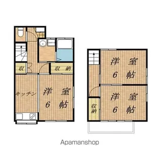 長野県飯田市松尾代田【テラスハウス】の間取り