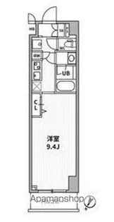 ALTERNA横濱阪東橋【11階】の間取り