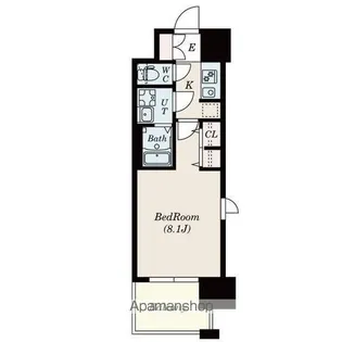 LA DOUCEUR黒川Ⅱ【8階】の間取り