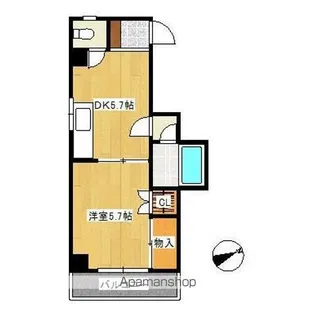 ウエダビル【3階】の間取り