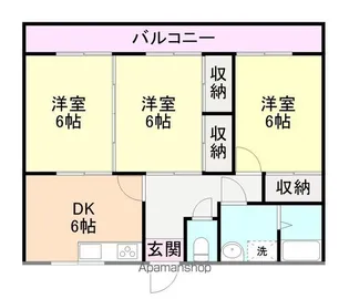 ヴィラフローラ【201号室】の間取り