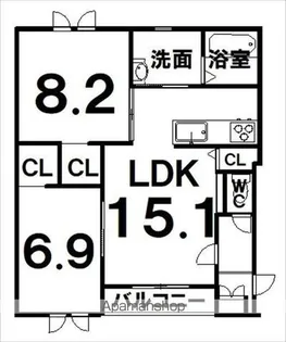 ONESELF(ワンセルフ)【1階】の間取り