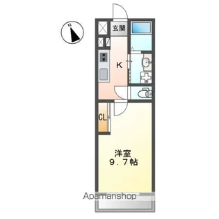 ニコⅡ【2階】の間取り