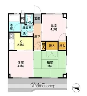 埼玉県狭山市広瀬東4丁目【アパート】の間取り