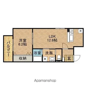ライフアドバンス【3階】の間取り