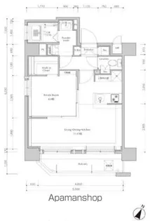ネストピア薬院東【5階】の間取り